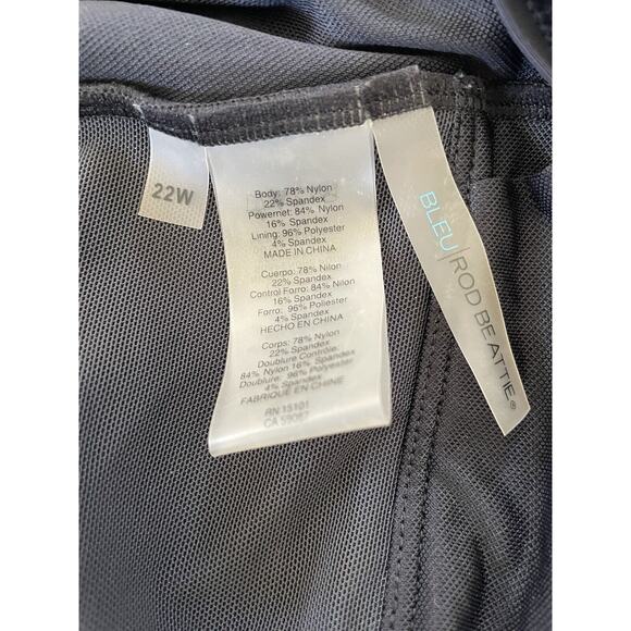 Bleu Rod Beattie Swim One Piece Swimsuit Criss Cross Swimwear - Picture 5 of 5